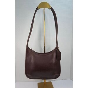 Vintage Coach Ergo Hobo Mahogany Brown Leather‎ Shoulder Bag 9020 USA Made